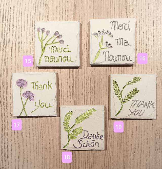 MERCI, THANK YOU, DANKE SCHON...