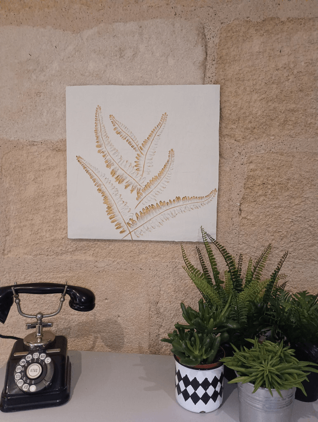 UNE FOUGERE EN OR 