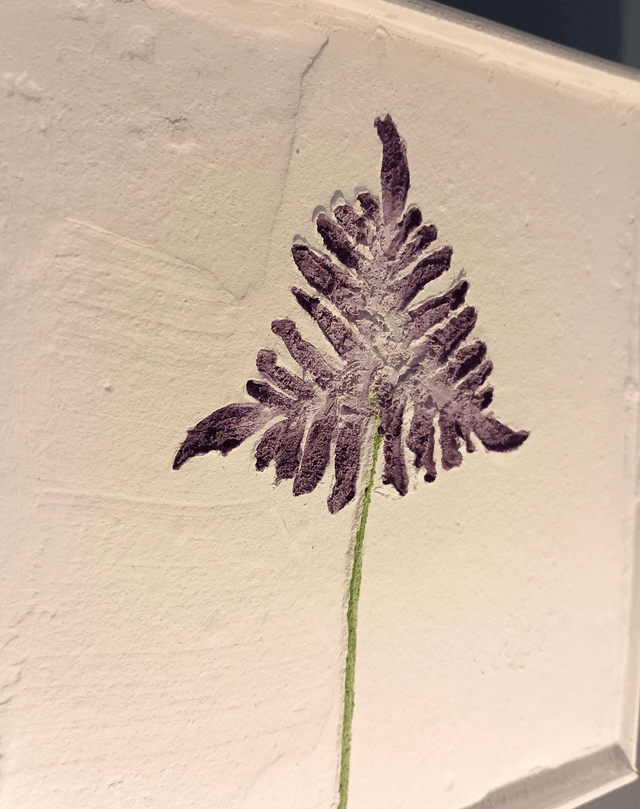 CADRE FLEURI VIOLET